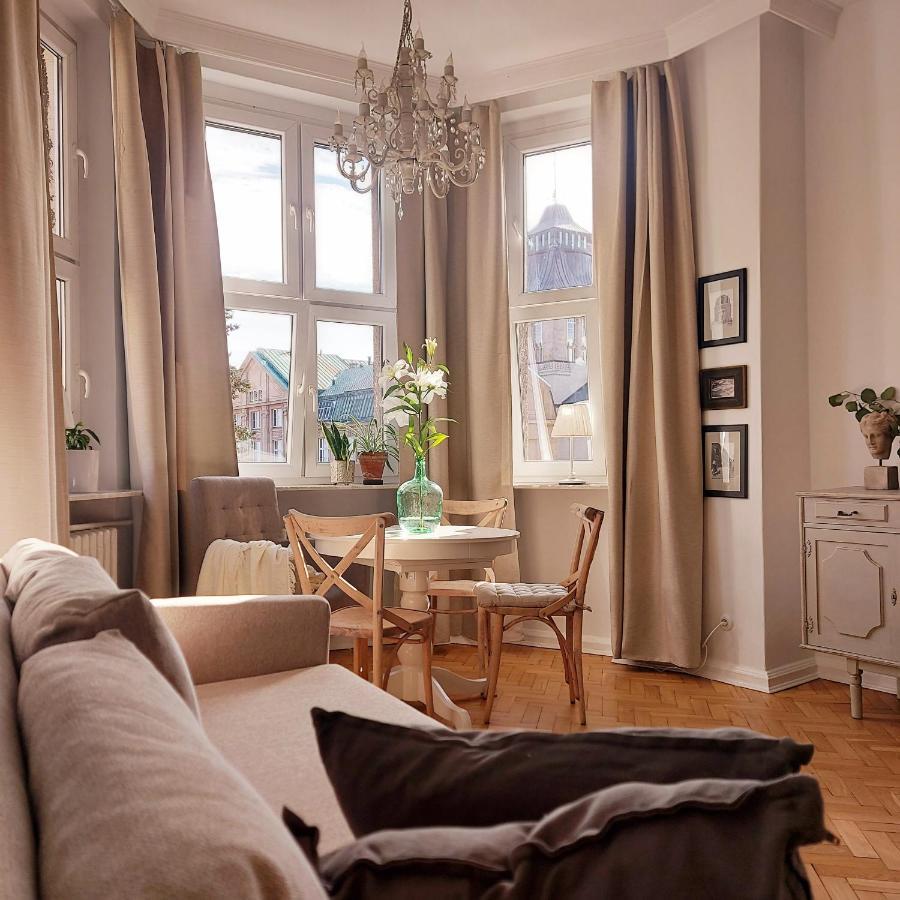 Apartament W Kamienicy W Sercu Miasta Szczecin Waly Chrobrego Eksteriør bilde