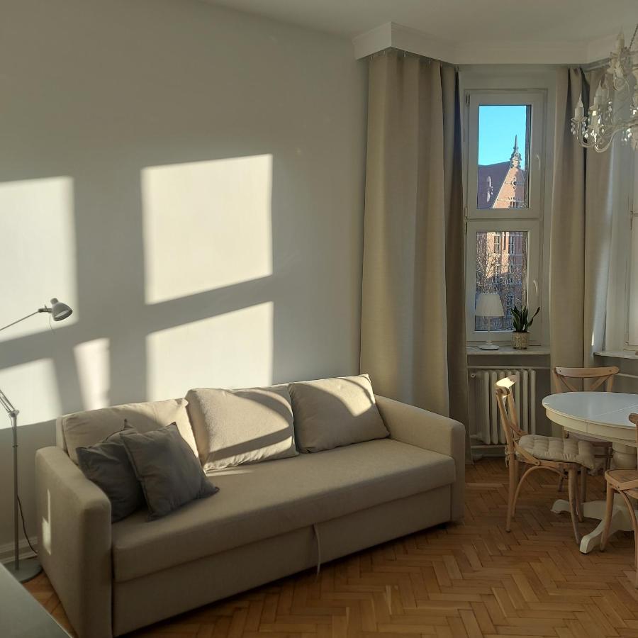 Apartament W Kamienicy W Sercu Miasta Szczecin Waly Chrobrego Eksteriør bilde